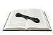 Superior Essentials Leather Bookmark Book Holder - Black Leather Paper Weights for Cookbooks, Textbooks, and Workbooks - Hands-Free Reading with Non-Slip Design and Magnetic Bookmark [1-Pack]