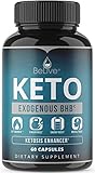 Keto Diet Pills - Perfect for Fast Ketosis, Energy & Mental Focus | with Pure Beta-Hydroxybutyrate (BHB) Exogenous Ketones Salts Supplement | Ketogenic Pill for Women & Men 30-Day