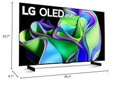LG OLED evo C HDR 4K Smart OLED TV with Deco Gear