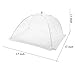[Upgrade Metal Frame and Tight Mesh Material]Ilyever 4 Pack Food Cover Tent with Extra Bottom Band,Large Collapsible Pop-Up 17