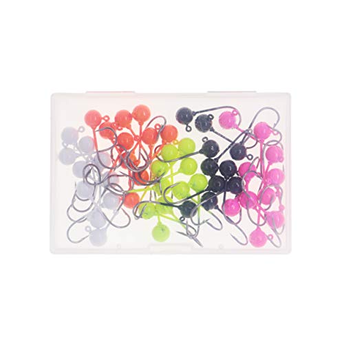 Temorah Fly Tying Jig Heads (Assorted, 1/32 OZ 50PCS) - Thumbnail 3