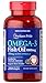 Puritan's Pride Omega-3 Fish Oil 1000 mg (300 mg Active Omega-3) 250 Softgels