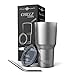 Chillz Stainless Steel Insulated Tumbler Bundle With Bonus Stainless Straw and Lid - 30 oz