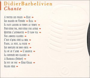 didier barbelivien chante didier barbelivien chante