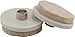 Shepherd Hardware 9936 Nail On Furniture Glides with Felt Pads, 1-Inch and 1-1/2-Inch, 20-Count, Almond