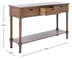 SAFAVIEH Home Collection Landers Brown 3-Drawer