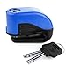 Anti Thief Sound Security Alarm Electron Disc Brake Lock 6mm Pin For Motorcycle Motorbike Safety Sport Racing Bike (Blue)