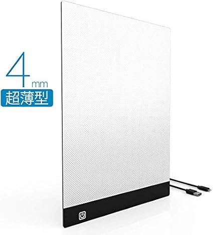 Amazon 薄型 サイズ Ledトレース台 トレース台 Led トレース台 4mm厚さ 3段階調光 ごくうす調光usbトレース台 トレース台 充電式 トレース台 持ち運び トレース 台 おすすめ トレース台 視力保護 トレーサー 通販