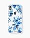 Sonix Indigo Case for iPhone Xs Max [Military Drop Test Certified] Women's Blue Flower Floral Protective Clear Case Series for Apple iPhone Xs MAX