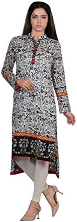 YELLOW Womens Kurta Ethnic Indian Kurtis Women Casual Tunic Kurti Tops Long Dress