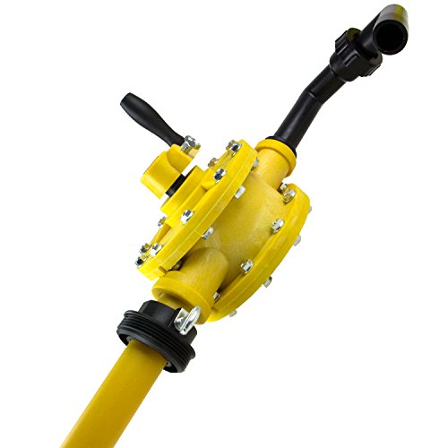 TERA PUMP Chemical Resistant Fast Transfer 10 GPM RotaryAction Drum