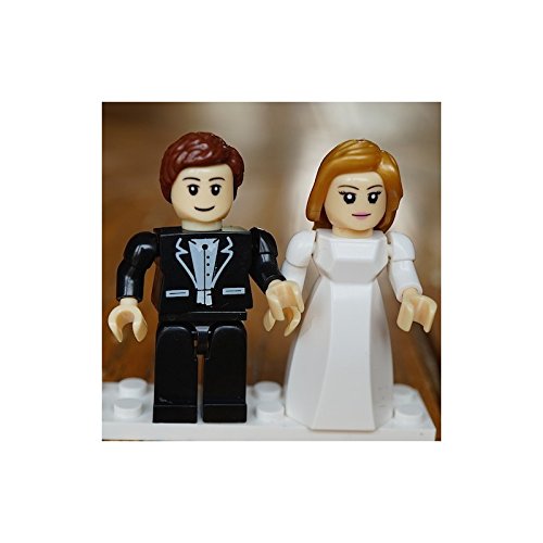 Brick'Em Young Bride & Groom Figurine