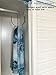 SKEMIX 2 Pcs Multi-Purpose Semicircle Belt Hanger Racks Belt Organizer Storage,Ties Rack Hanger,Shoes Bags Purses Scarf Hats and Clothes Hanger for Closet,Stainless Steel No Slip Cabinet Organizer