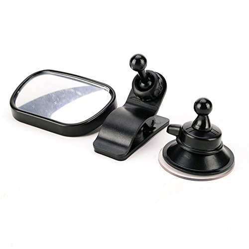 Follicomfy 2 in 1 Mini Safety Car Back Seat Baby View Mirror Adjustable Baby Rear Convex Mirror Car Baby Kids Monitor