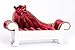 Coraltea Jewelry Holder Hanging Necklace Earring Bracelet Rings Orgaziner Shoe Dress Display Stand Set (Red)