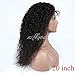 360 Lace Frontal Wig Water Wave Human Hair Wigs for Black Women 150% Density 360 Lace Wig Natural Color 20 inch