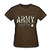 Army Girlfriend Camo With Dog Tags Women's T-Shirt by Spreadshirt