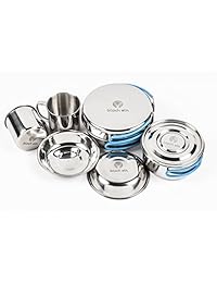 Black Elk Outdoor Cookware Stainless Steel Set   I