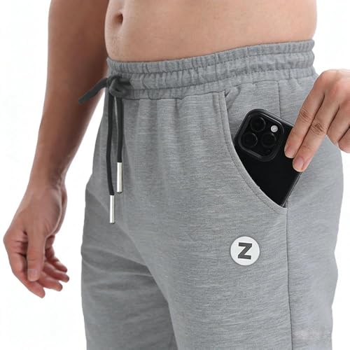 ZOXOZ Sports Trousers Men's Casual Sweatpants Cotton Elastic Waist Sweatpants