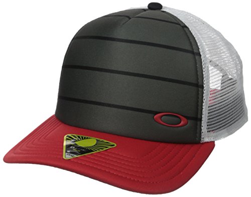 Oakley Men's Sublimated Foam Trucker, Red Line, One Size