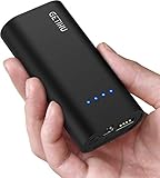 GETIHU Power Bank 5200mAh Portable Charger 2.4A High-Speed Charging Pocket-Size Battery Pack Mobile Charger Ultra Compact Powerbank with Flashlight for iPhone X 8 7 6s 6 Plus Samsung Cell Phone