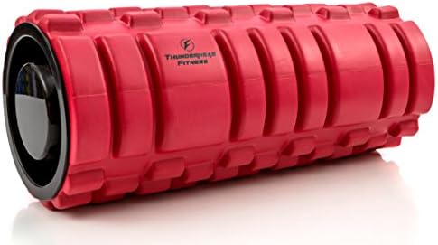 Foam Roller for Trigger Point &amp; Physical Therapy, Myofascial Release, Muscle Massage &amp; Pain Recovery, Deep Tissue Massager - Pressure Points Foam Roller, Starter Pamphlet, Storage Compartment