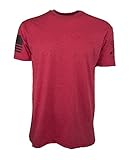 Grunt Style Basic Men's T-Shirt (Large, Red)