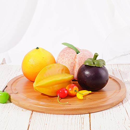 Round bamboo base serving tray with dome glass lid for Salad cheese bread cake snacks storage platter