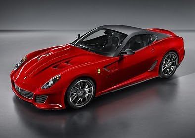Ferrari 599 GTO - red car - sports car - A3 poster - print - picture - art