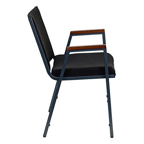 Flash-Furniture-Hercules-Series-3-Inch-Thickly-Padded-Upholstered-Stack-Chair-with-Arms-PatternedChrome
