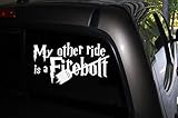 My Other Ride Is a Firebolt Decal, 7.5