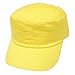 Solid Castro Cadet Cap - 100% Cotton Hat - Adjustable Velcro Back