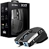 EVGA X17 Gaming Mouse, Wired, Grey, Customizable, 16,000 DPI, 5 Profiles, 10 Buttons, Ergonomic 903-W1-17GR-KR