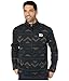 THE NORTH FACE Men's Gordon Lyons Novelty 1/4 Zip, TNF Black California Geo Stripe Print, L