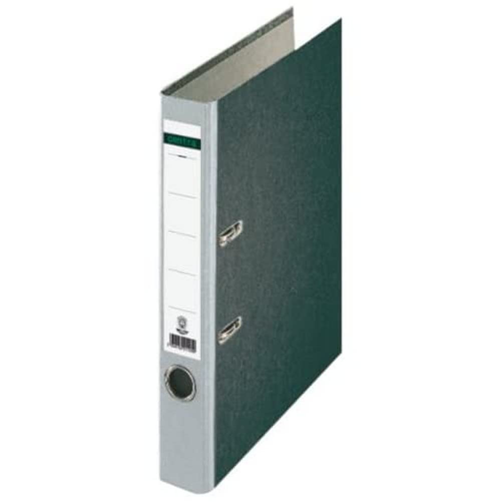 Centra 221127 Standard Folder with Coloured Spine with Slots A4 Narrow Grey