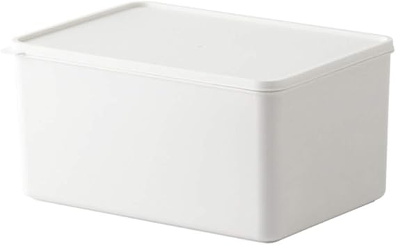 XIAOXIAO Caja de almacenaje Caja De Almacenamiento Rectangular Plástico