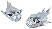 BigMouth Inc. Inflatable Super Chill Shark Floaring Drink Holder, Cup Holder Floats, 2-Pack, Great for Pool Parties