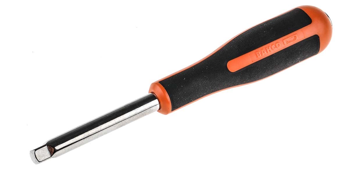 Bahco 6956 1/4-Inch Spinner Handle, Black/Red, 150 mm