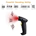TaoHorse Handheld USB Barcode Scanner Wired Laser 1D Bar Code Reader with Automatic Continuous Scanning for POS PC Laptop Plug and Play