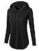 Doublju Loose Fit Pullover Hoodie With Kangaroo Pocket For Womens With Plus Size (Made In USA)