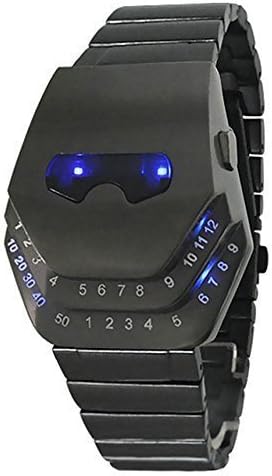 WPOS Double Sports LED Analog and Digital Men/Woman Unisex Sport Wrist Watch (Snake Black)