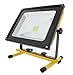 ABN Rechargeable LED Work Light – 50W Cordless Shop Work Light with Charger Adapter, 4500LM Portable Flood Light