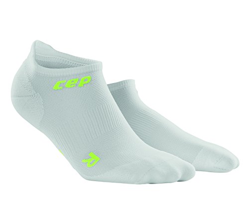 Cep Womens Dynamic Ultralight No Show Compression Socks White