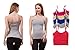 6 Pack of Prestige Edge Tank Tops for Women, Adjustable Strap Ladies Tank Tops