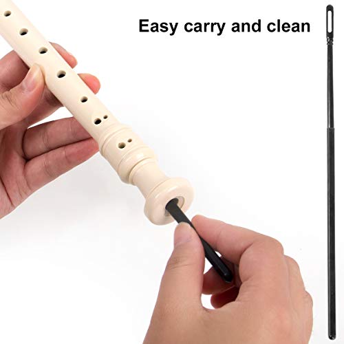 Germany Recorder Flute Flute Descant 8 Hole Key of C ABS with Cleaning Rod for Student Practice