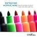 WallDeca Low-Odor Dry Erase Markers, Fine Tip, Assorted 13 Colors, Whiteboard Marker Pens Erasable Calendar (Standard Kit)