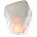 e-Joy Chinese Paper Sky Lanterns White (10) Pack - Ready to Use and Eco Friendly - 100% Biodegradable - Beautiful Wish Sky Lantern for Special Occasions, Memorials, Parties, Chinese Festival, etc.