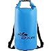 20L Waterproof Dry Bag, OXA Roll Top Closure Dry Sack with Dual Shoulder Strap, Durable Lightweight Premium Waterproof Dry Sack Bags for Kayaking Boating Rafting Swimming Fishing Snowboarding Blue