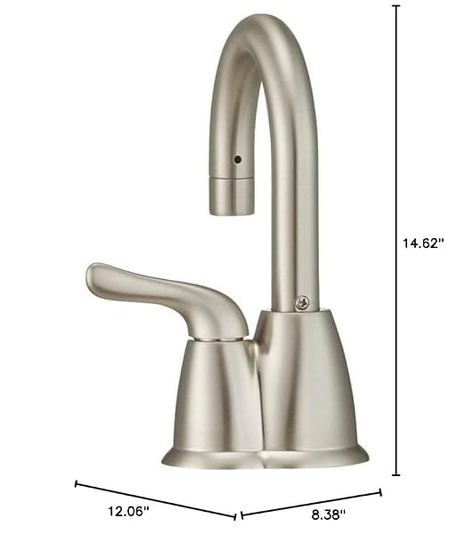 INSINKERATOR H-HOT150SN-SS INSTANT HOT WATER DISPENSER SYSTEM WITH STAINLESS STEEL TANK, SATIN NICKEL