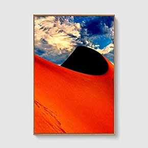 Framed Canvas Home Artwork Decoration Desert Canvas Wall Art for Living Room, Bedroom - 16x24 inches